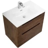 Тумба под раковину BelBagno Etna-H60 70 ETNA-H60-700-2C-SO-RW-P подвесная Rovere Moro МДФ / ЛДСП