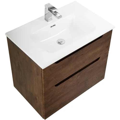 Тумба под раковину BelBagno Etna-H60 70 ETNA-H60-700-2C-SO-RW-P подвесная Rovere Moro МДФ / ЛДСП