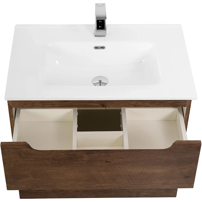 Тумба под раковину BelBagno Etna-H60 70 ETNA-H60-700-2C-SO-RW-P подвесная Rovere Moro МДФ / ЛДСП