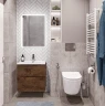 Тумба под раковину BelBagno Etna-H60 70 ETNA-H60-700-2C-SO-RW-P подвесная Rovere Moro МДФ / ЛДСП