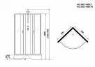 Душевая кабина Niagara Classic 80x80 NG-3503-14BKT без гидромассажа