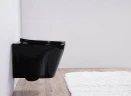 Унитаз Esbano Clavel ESUPCLAVB подвесной Черный глянцевый с сиденьем Микролифт фаянс подвесной