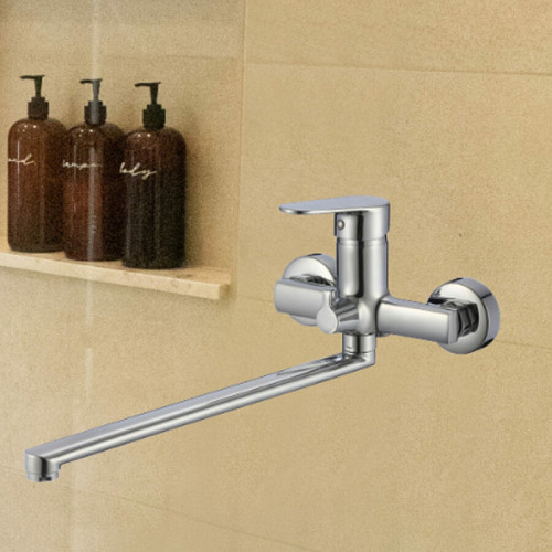 Смеситель для ванны WesnaArt Natur NAT07-320 универсальный Хром латунь на стену