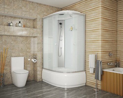 Душевая кабина Niagara Eco 120x80 L E120/80/40L/MT без гидромассажа