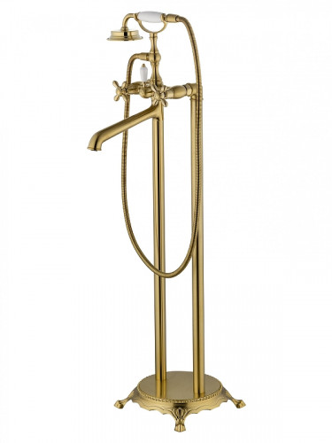 Смеситель для ванны Wonzon &amp; Woghand Retro WW-88649020-BG универсальный цвет Брашированное золото