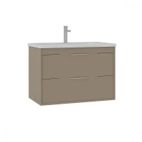 Тумба с раковиной Orka Clay 80 5004384 подвесная цвет Sahra