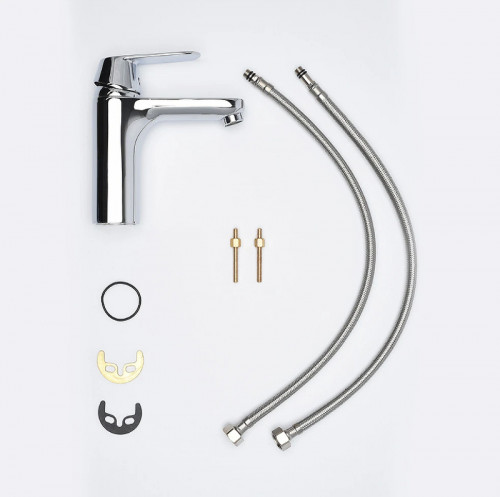 Смеситель для раковины AQUAme Prato AQMP6130 Хром латунь