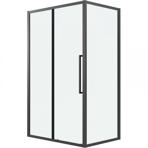 Душевой уголок Grossman Cosmo 120х80 120.K33.02.1280.21.00 профиль Черный матовый стекло прозрачное