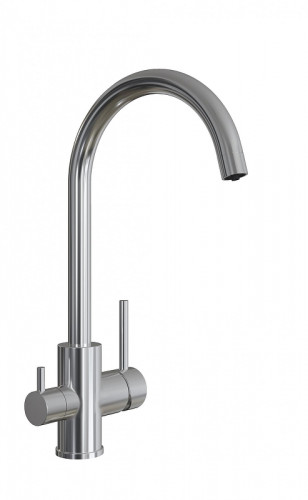 Смеситель для кухни Florentina Клио SS 333.35Н.2113.900 цвет Нержавеющая сталь