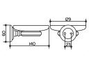 Мыльница Keuco Astor 2155019000 Хром