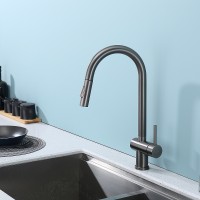 Смеситель для кухни Splenka S204.49.09 Графит матовый латунь