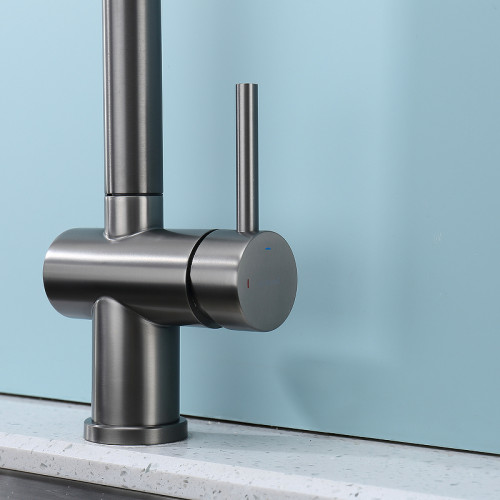 Смеситель для кухни Splenka S204.49.09 Графит матовый латунь