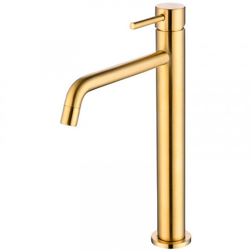 Смеситель для раковины Caprigo Don 53-025-BRG Золото матовое латунь