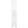Шкаф пенал Stella Polar Концепт 36 SP-00000146 с бельевой корзиной Белый