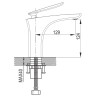 Смеситель для раковины Rose R27 R2701 Хром