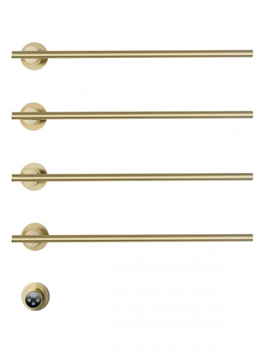 Электрический полотенцесушитель Wonzon & Woghand Dortmund 58,4х61 WW-A364-BG цвет Брашированное золото