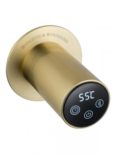 Электрический полотенцесушитель Wonzon & Woghand Dortmund 58,4х61 WW-A364-BG цвет Брашированное золото