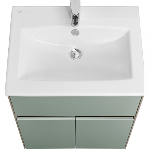 Тумба под раковину Aquaton Форест 60 1A278201FR9C0 Дуб рошелье Сумеречный голубой МДФ / ЛДСП