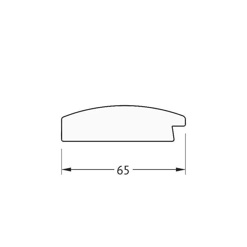 Зеркало Evoform Definite 52х42 BY 1351 в багетной раме - Орех 65