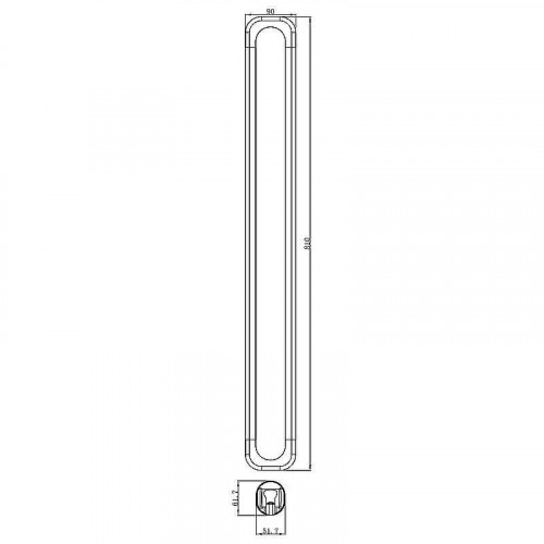 Душевая штанга Lemark LM8074CG Хром Золото