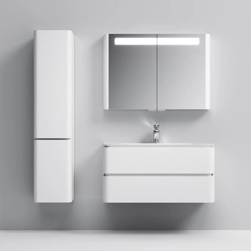 Шкаф пенал AM.PM Sensation 40 L M30CHL0406WG подвесной Белый глянцевый
