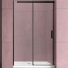 Душевая дверь Vincea Dice 140 VDS-4D140CLB профиль Черный стекло прозрачное
