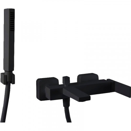 Смеситель для ванны Webert Pegaso PE850101560 Черный матовый на стену