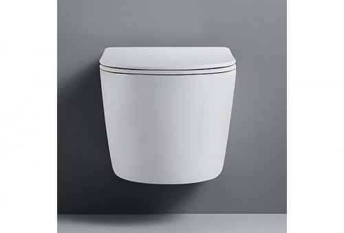 Унитаз Aquatek Либерти Торнадо AQ1999T-00 подвесной цвет Белый с сиденьем Микролифт