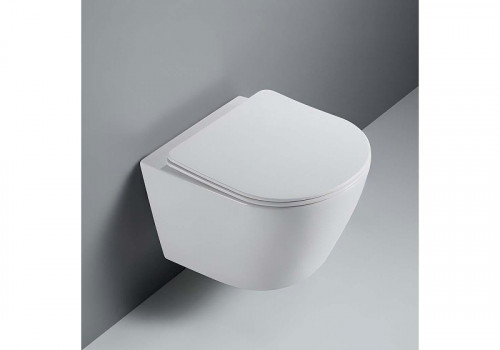 Унитаз Aquatek Либерти Торнадо AQ1999T-00 подвесной цвет Белый с сиденьем Микролифт