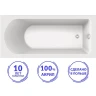Акриловая ванна C-Bath Geba 180x75 CBQ009002 без гидромассажа