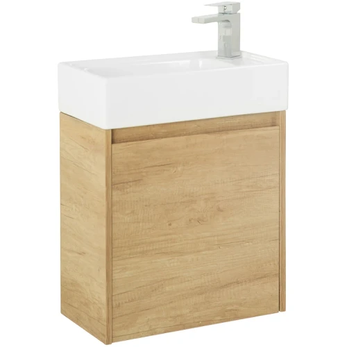 Тумба под раковину BelBagno Kraft Mini 50 R KRAFT MINI-500/260-1A-SO-RNN-R подвесная Rovere Nebrasca Nature МДФ / ЛДСП