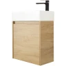 Тумба под раковину BelBagno Kraft Mini 50 R KRAFT MINI-500/260-1A-SO-RNN-R подвесная Rovere Nebrasca Nature МДФ / ЛДСП