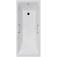 Чугунная ванна Delice Level 140x70 DLR230618R с отверстиями под ручки без антискользящего покрытия