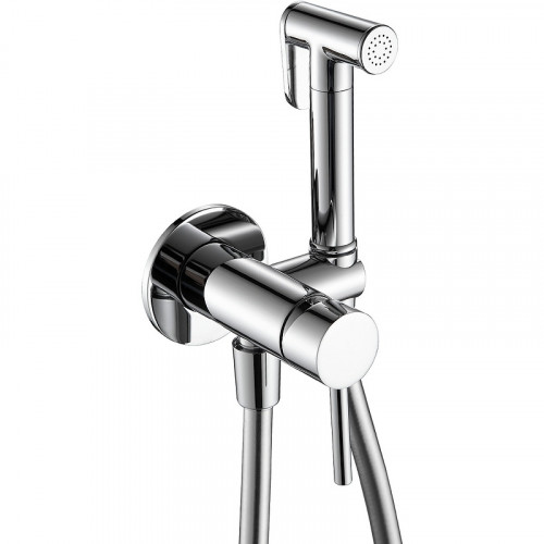 Гигиенический душ со смесителем AQUAme Siena AQM6217CR Хром латунь встраиваемый