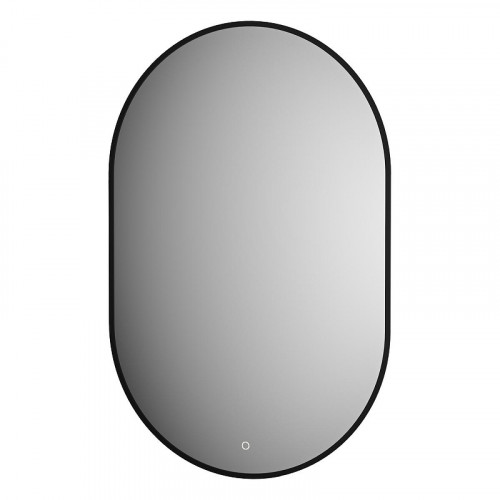 Зеркало Defesto Aura 60х90 DF 2925S с подсветкой 25W-4500K/Сенсорный выключатель/Нейтральный белый свет/Черная рама