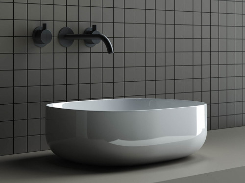 Раковина-чаша Ceramicanova Element 46 CN6018 Белая фарфор накладная