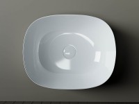 Раковина-чаша Ceramicanova Element 46 CN6018 Белая фарфор накладная