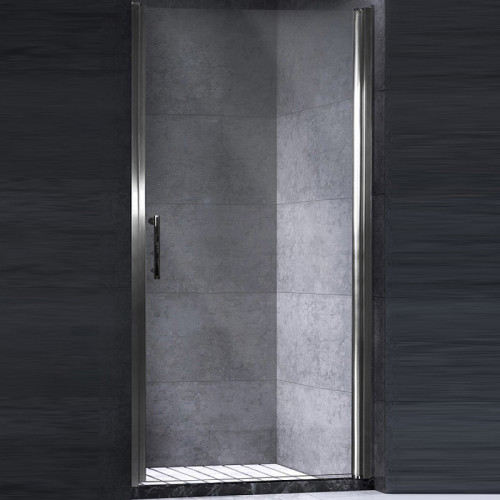 Душевая дверь Esbano ES-80LD 80 R ESDN80LDR профиль Хром стекло прозрачное