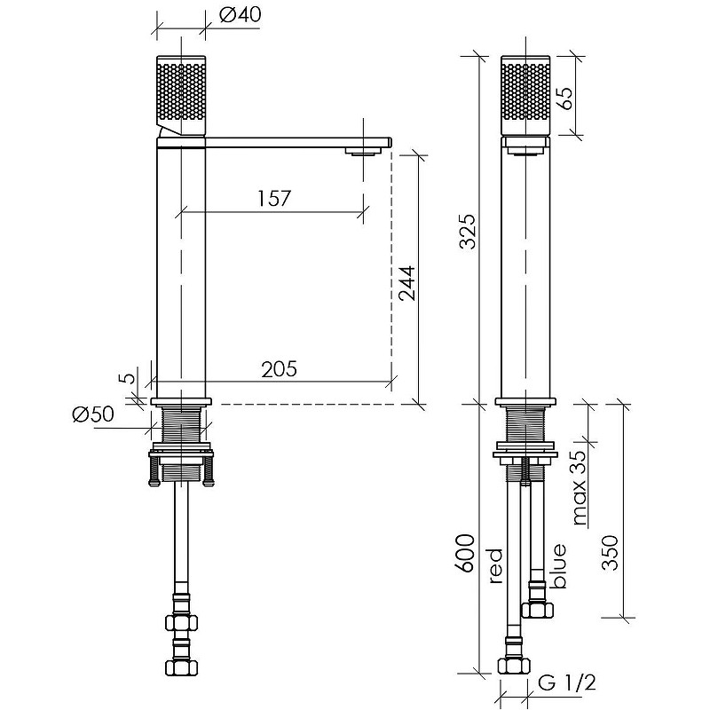 Смеситель для раковины Sancos Nexus SC9012BG Золото брашированное