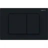 Комплект унитаза с инсталляцией Aquatek Set Aquatek Вега-012 4в1 с сиденьем Микролифт и Черной матовой клавишей смыва фарфор подвесной
