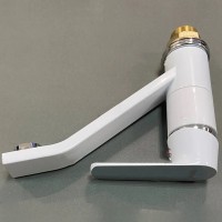 Смеситель для кухни Haiba HB45804-2 Белый Хром однорычажный