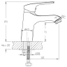Смеситель для раковины Koller Pool Twist TW0200 Хром