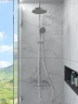Душевая система Vitra Base Round A47303EXP с термостатом цвет Хром