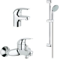 Комплект смесителей Grohe Euroeco 124428 Хром