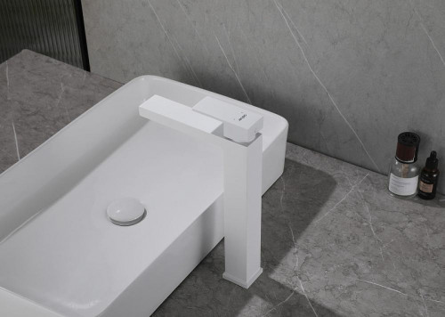 Смеситель для раковины Abber Daheim AF8211W цвет Белый матовый