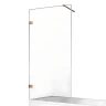 Шторка для ванны New Trendy AVEXA Copper brushed x80 EXK-3805-WP