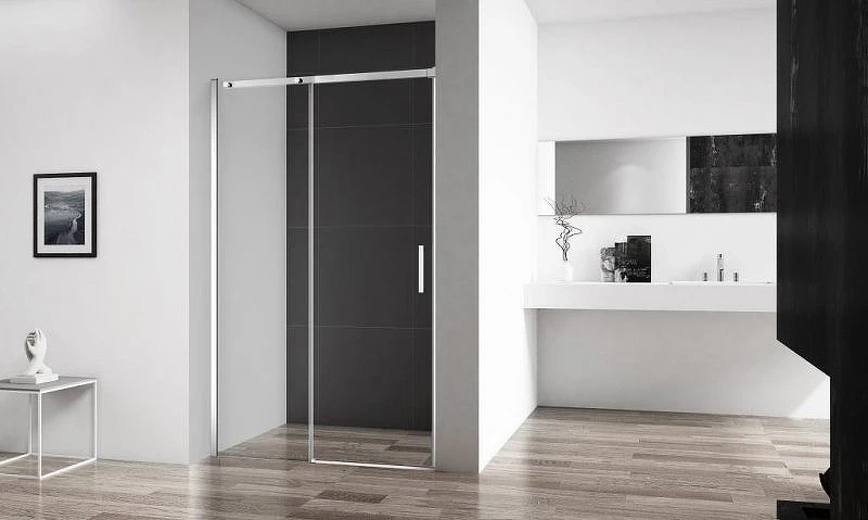 Душевая дверь BelBagno Acqua 120 ACQUA-BF-1-120-C-Cr профиль Хром стекло прозрачное
