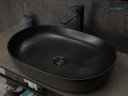Раковина-чаша Gid Lago 60 Bm1348 53355 цвет Черный матовый