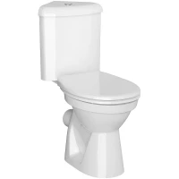 Унитаз компакт Vitra Arkitekt 9754B003-7201 угловой с бачком и сиденьем Микролифт фарфор напольный