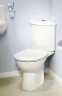 Унитаз компакт Vitra Arkitekt 9754B003-7201 угловой с бачком и сиденьем Микролифт фарфор напольный